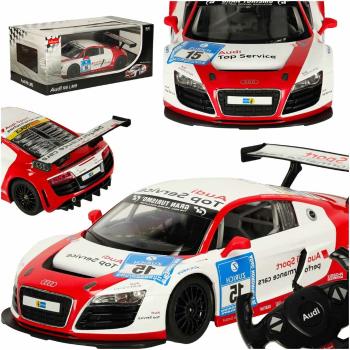 Rastar RC Távirányítós autó 1:14 AUDI R8 - Piros, Fehér