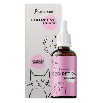 CURE POINT CBD Pet 5% Olej pre psov a mačky Sausage 10 ml