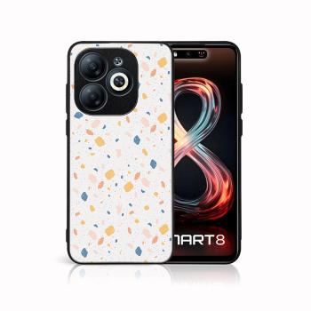 MY ART Ochranný kryt pre Infinix Smart 8 ORANGE TERRAZZO (165)