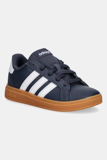 Detské tenisky adidas GRAND COURT 2.0 tmavomodrá farba, JI0970