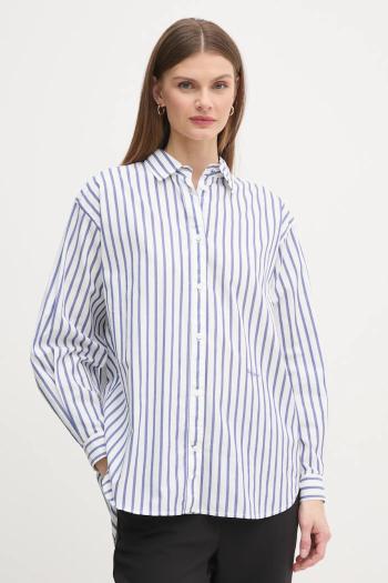 Bavlnená košeľa Pepe Jeans ARTEMISA dámska, biela farba, voľný strih, s klasickým golierom, PL304975