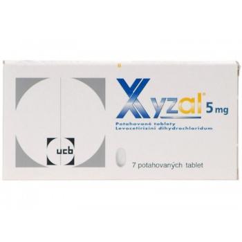 XYZAL flm 5 mg 7 tabliet