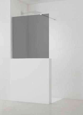 Sprchová zástěna SAT Walk-in 100x100 cm na nižšiu priečku SATWIS100KS