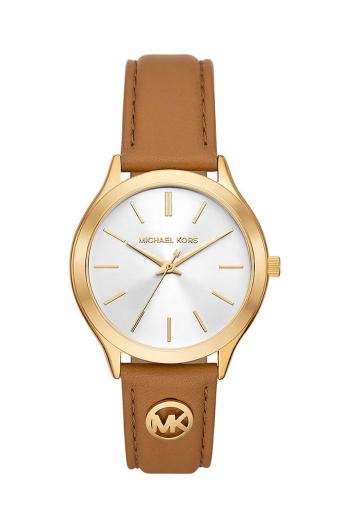 Hodinky Michael Kors dámske, béžová farba