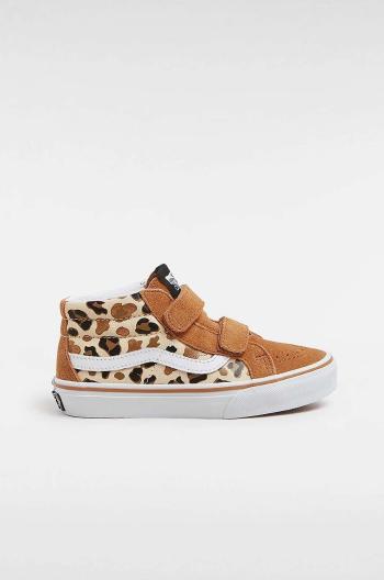 Detské tenisky Vans SK8-Mid Reissue bordová farba, VN000CZ5BF21