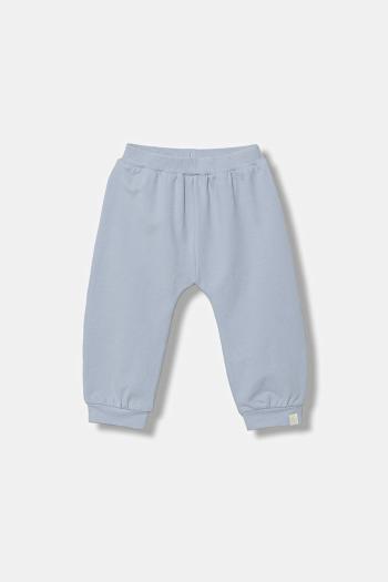 Detské tepláky United Colors of Benetton modrá farba, jednofarebné, 3MDSAF02C