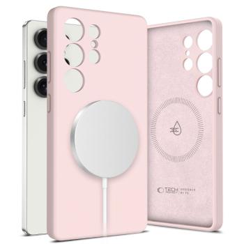 TECH-PROTECT LIQUID SILICONE MAGSAFE Kryt Samsung Galaxy S25 Ultra 5G PINK PEARL