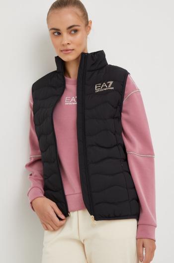Vesta EA7 Emporio Armani dámska, čierna farba, prechodná
