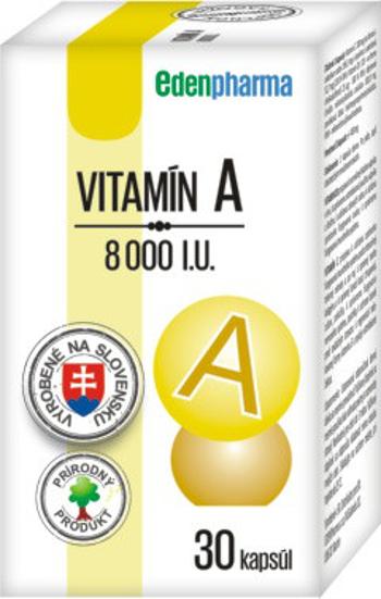 EDENPHARMA Vitamín A 8000 I.U. 30 kapsúl