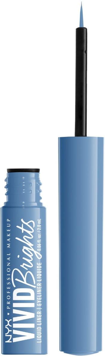 NYX PROFESSIONAL MAKEUP Vivid Bright Liquid Liner 05 Cobalt Crush tekutá očná linka, 2 ml