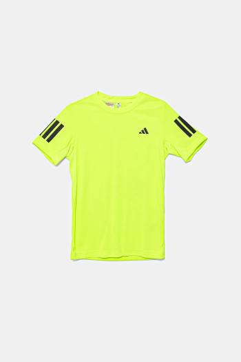 Detské tričko adidas Performance zelená farba, s potlačou, JI9252