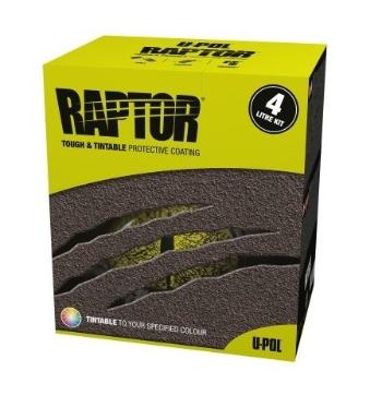 VÝPREDAJ RAPTOR -  farebný tvrdý ochranný náter  - SET ral 5013 - kobaltová modrá 1,05 l
