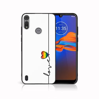 MY ART Silikónový kryt Motorola Moto E6s LOVE (054)