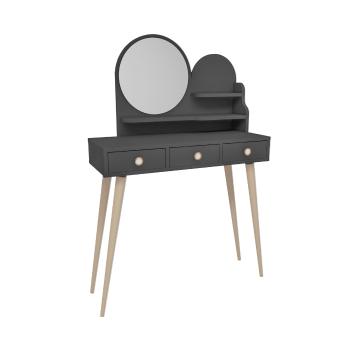 Kozmetický stolík Ruges Anthracite