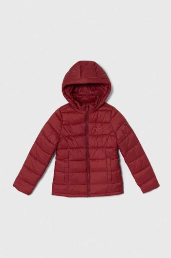 Detská bunda Pepe Jeans bordová farba