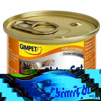 GimCat Shiny Cat kura papája 2× 70 g (4002064413747)