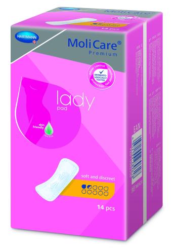 MOLICARE Premium lady pad 1,5 kvapky inkontinenčné vložky 14 ks