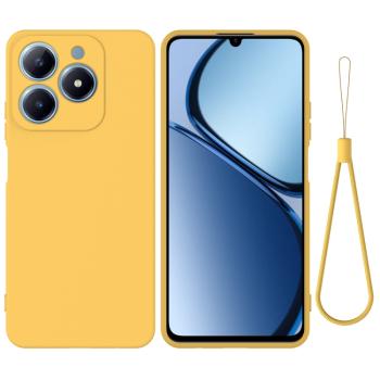 RUBBER Ochranný obal pre Realme C63 žltý