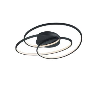 LED stropné osvetlenie Trio Gale čierna 673916032