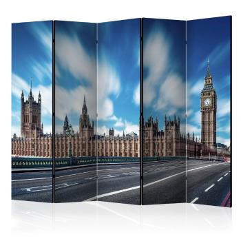 Paraván Sunny London Dekorhome 225x172 cm (5-dielny)