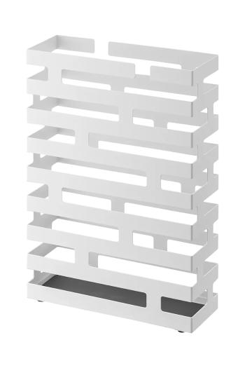 Stojan na dáždniky Yamazaki Brick 30 x 43 x 10 cm biela farba
