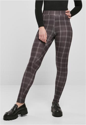 Urban Classics Ladies Soft AOP Leggings blackcheck - L