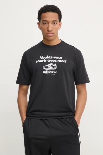 Tričko adidas Originals GRFX TEE pánske, čierna farba, s potlačou, JC8366