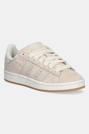 Semišové tenisky adidas Originals Campus 00s béžová farba, JQ7670