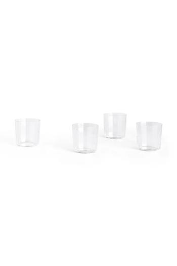 Sada pohárov HAY Angle 230 ml 4-pak priehľadná farba
