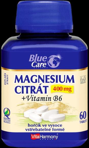 VITAHARMONY Magnesium citrát 400 mg+Vitamín B6, 60 tabliet