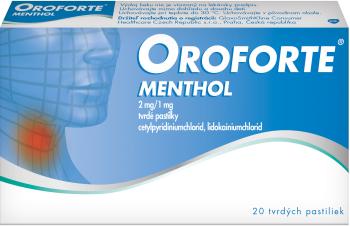 OROFORTE menthol 20 pastiliek