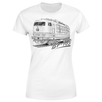 Tričko BR – 103 - PEN (Veľkosť: 2XL, Typ: pre ženy, Farba tričká: Biela)