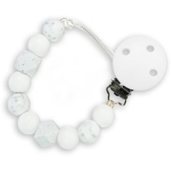 KidPro Pacifier Holder spona na cumlík Snowdrop 1 ks