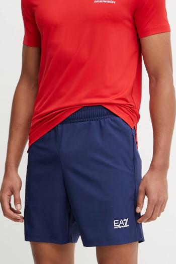Šortky EA7 Emporio Armani tmavomodrá farba, AF14581.7M000169