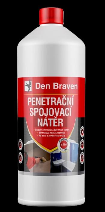 DEN BRAVEN - Penetračný a spojovací náter 1 l mliečne biela