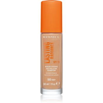 Rimmel Lasting Radiance élénkítő make-up SPF 25 árnyalat 100 Ivory 30 ml