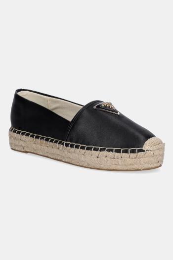 Espadrilky Guess JOLANDY čierna farba, FLJLND LEA14