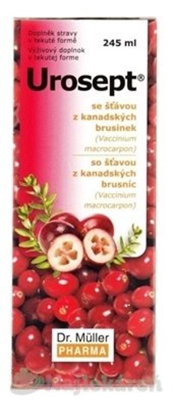 Dr. Müller UROSEPT (so šťavou brusníc) 245 ml