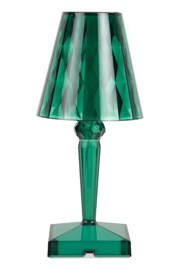 Led stolná lampa Leitmotiv Gem zelená farba