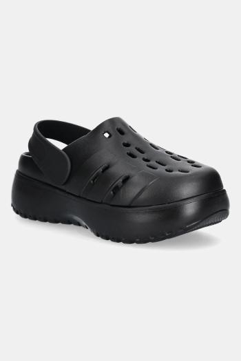 Šľapky adidas Adilette Clog Platform čierna farba, na platforme, JP9577