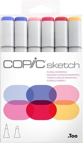 Copic Sketch Fixky Floral Favorites 2 6 ks