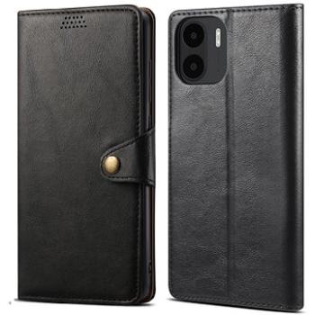 Lenuo Leather flipové puzdro na Xiaomi Redmi A1, čierna (348366)