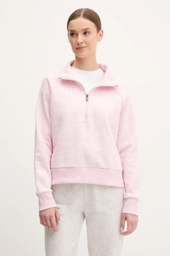 Mikina Under Armour dámska, ružová farba, jednofarebná