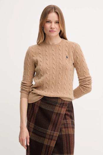 Sveter Polo Ralph Lauren béžová farba, ľahké, 211971865