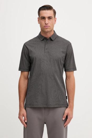 Bavlnené polo tričko Armani Exchange tmavomodrá farba, vzorované, XM000735 AF10356