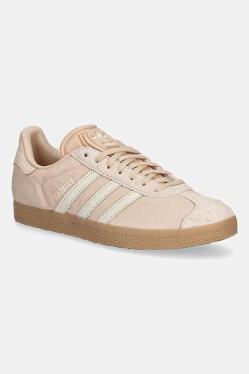 Semišové tenisky adidas Originals Gazelle béžová farba, JS1384