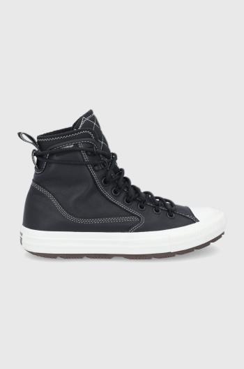 Kožené tenisky Converse Chuck Taylor All Star Terrain čierna farba, C168863