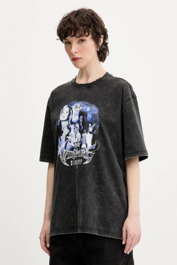 Bavlnené tričko adidas Originals Buffy Tee Os dámske, čierna farba, JW0154