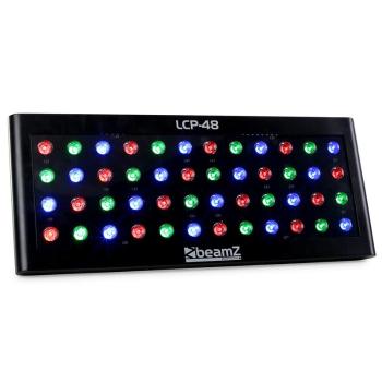 Beamz LCP-48, LED farebný panel, 48 x 1 W RGW, DMX