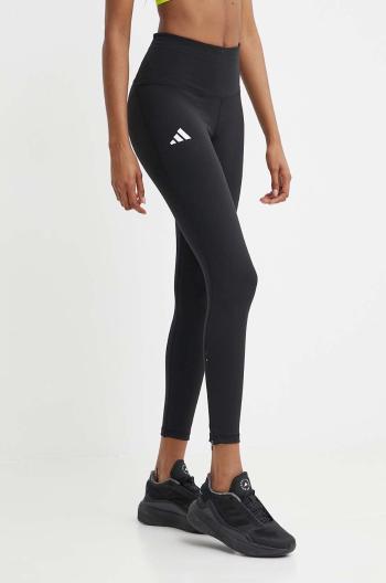 Bežecké legíny adidas Performance Adizero Essentials čierna farba, jednofarebné, IP3085